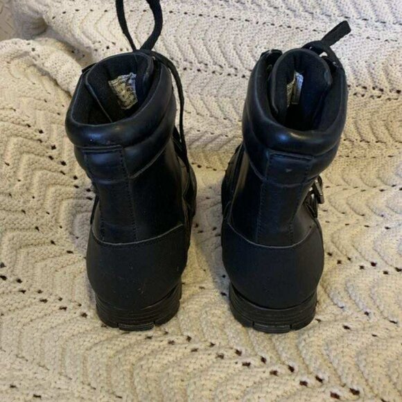 EUC USA United SOLE Athletics Men's Black Combat Boots Size 9 - Picture 8 of 11